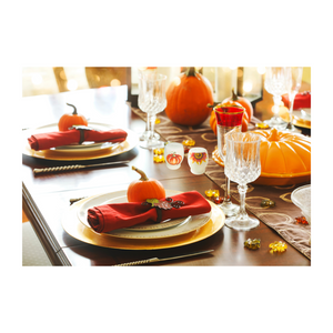 Fall Thanksgiving Pumpkin Harvest Ceramic Salt and Pepper Shaker Set