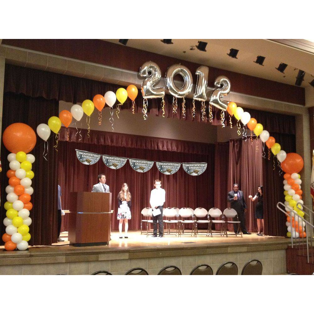 Graduation Bunting 11 Feet Long Hanging Decoration “Congratulations Gr ...
