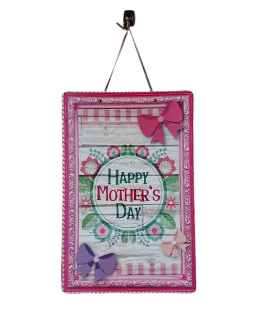 “Happy Mother’s Day” hanging decoration with flowers and bows