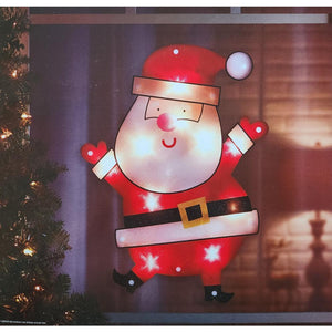 Christmas Santa Lighted Window Decoration – 1 Piece