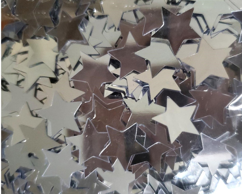 Silver Star Party Confetti 0.5oz – 2 Bags