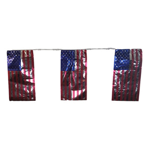 Patriotic American Flag Banner 2 Assorted Styles
