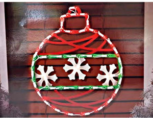 Christmas Ornament Lighted Instant Décor Window Decoration – 1 Piece