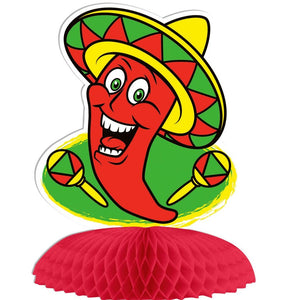 Fiesta Time Cinco de Mayo Chili Pepper Table Centerpiece
