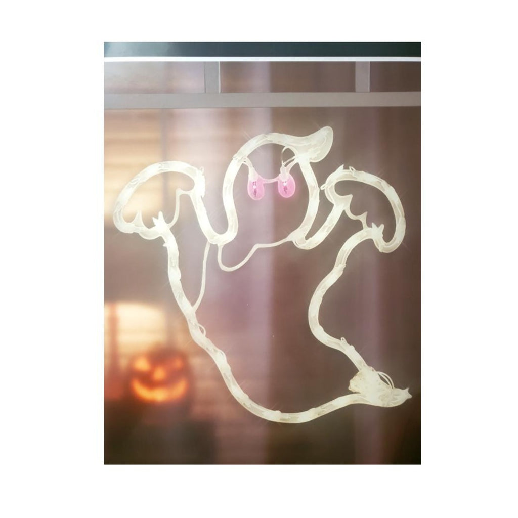 Halloween Ghost Silhouette Lighted Window Decoration - 1 Piece