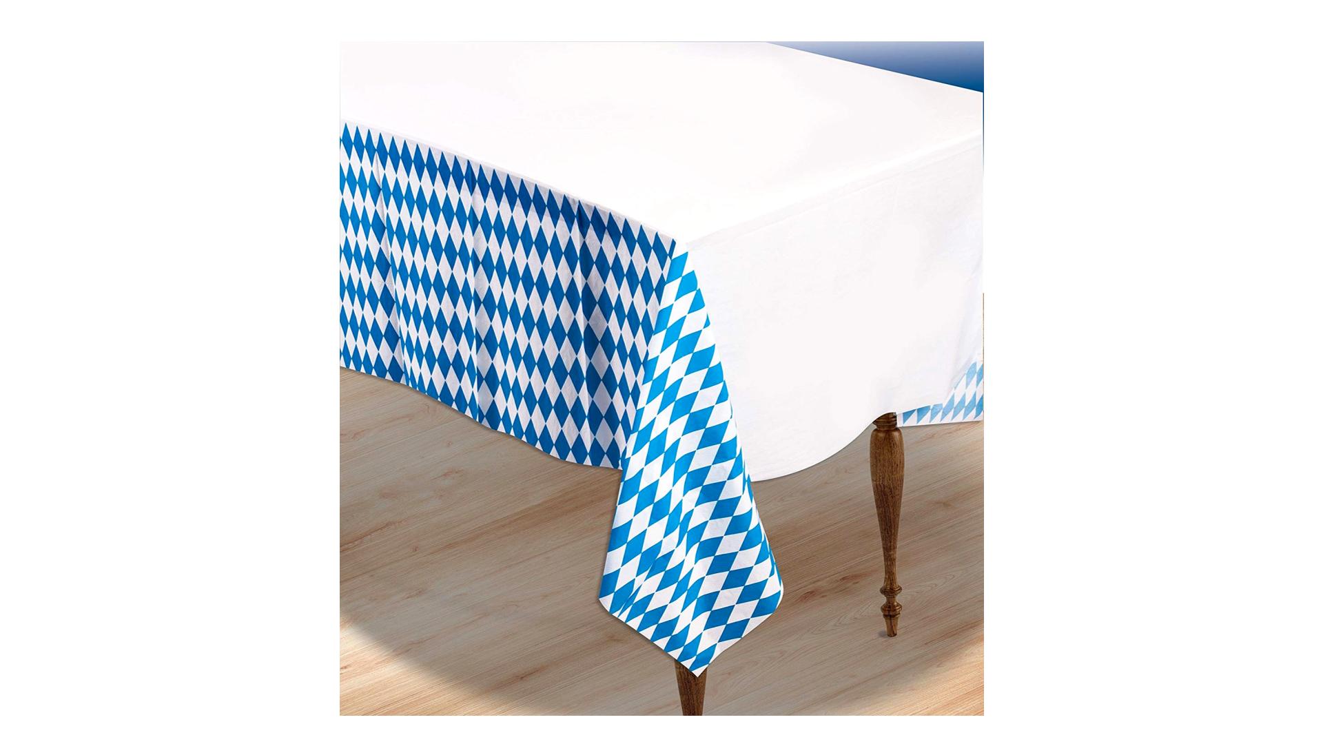 Oktoberfest Honeycomb Centerpiece and Plastic Table Cover Combo