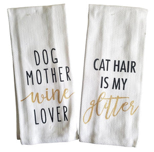 Pet Lover Kitchen Towels – Set of 2