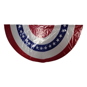 Patriotic American Flag Bunting 2 Assorted Styles