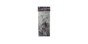 Halloween Cellophane Treat Bags with Black Spiders – 25 Pieces