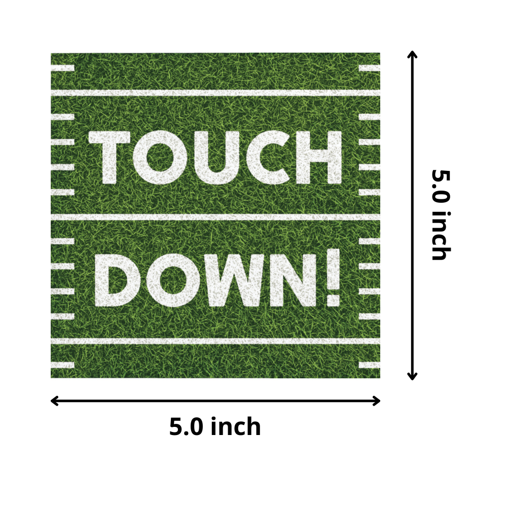 Football Beverage and Luncheon Paper Disposable Napkins Bundle