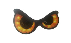 Halloween Spooky Orange Eyes Lighted Window Decoration – 1 Piece