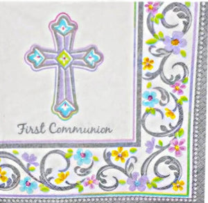 Blessed Day Communion Beverage Cocktail Napkins – 36 CT