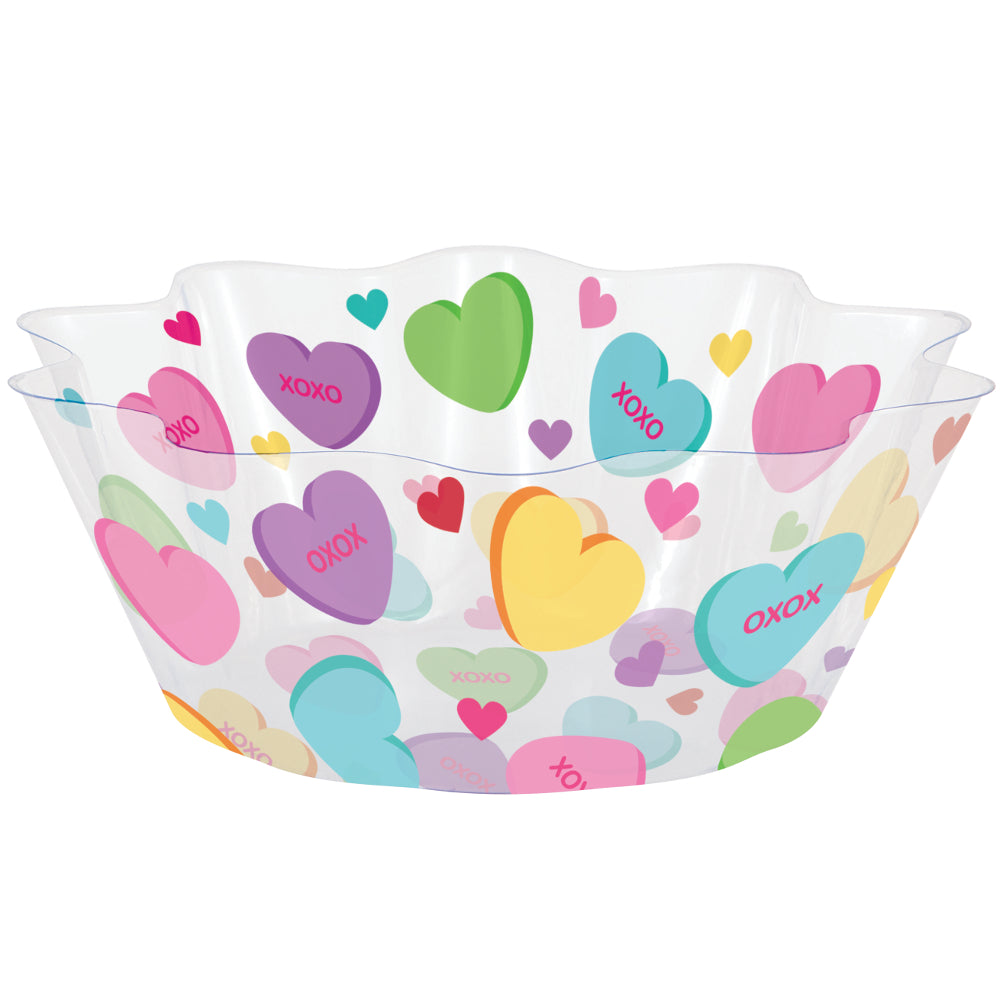 Valentine’s Day 8” Plastic Serving Bowl