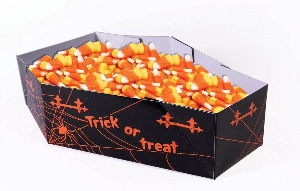Halloween Paper Coffin Candy Serving Bowl