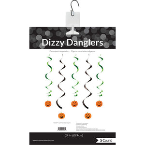 Pumpkin Faces Dizzy Danglers