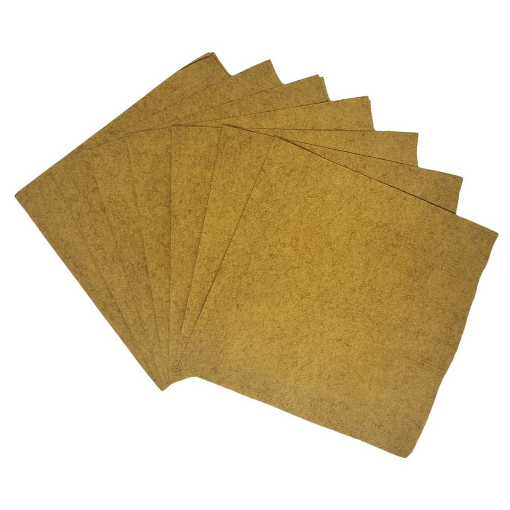 Gold Plain Solid Color Paper Disposable Cocktail Beverage Napkins