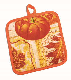Harvest/Fall/Thanksgiving 3 Piece Set with Potholder, Oven Mitt and Kitchen Towel
