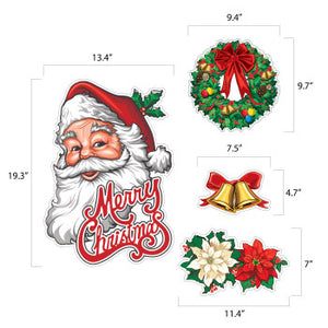 Christmas Printed Cardstock Cutouts Decoration
