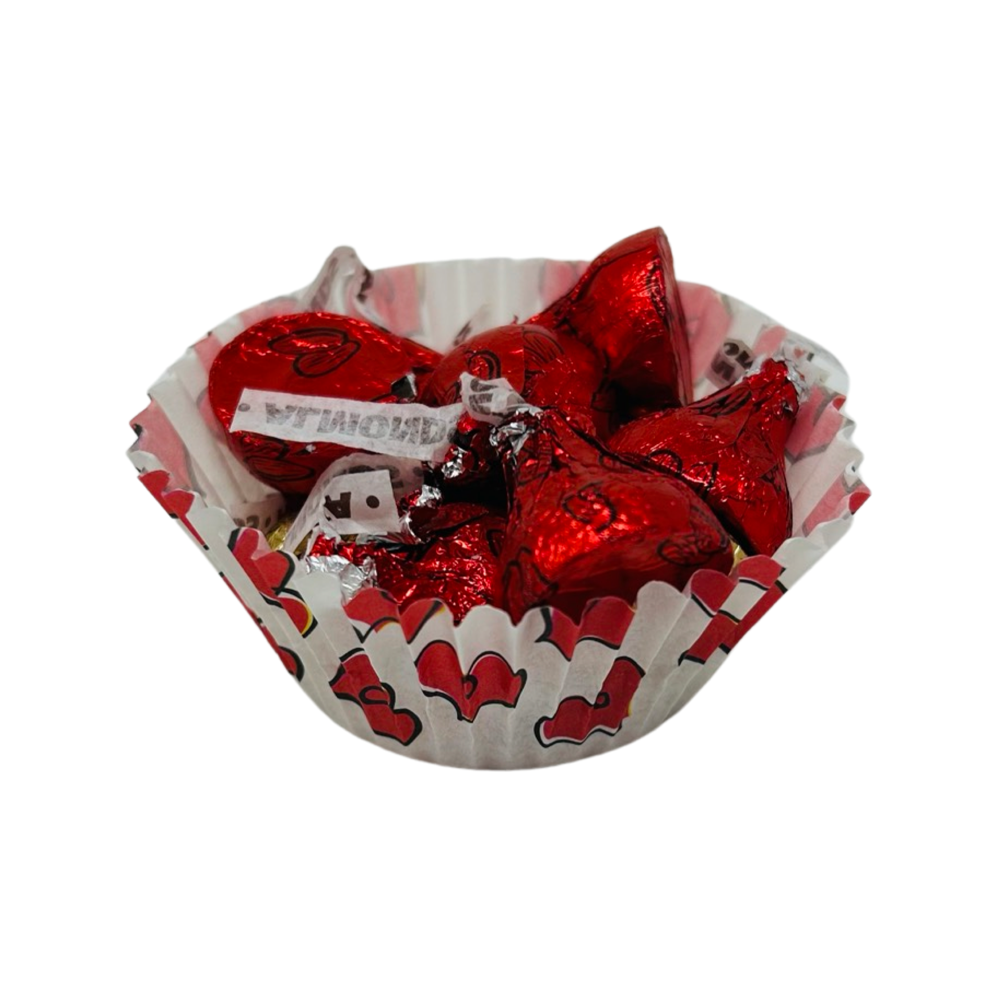 White and Red Valentine’s Day Baking Supplies Cupcake Kit with Heart Picks