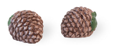 Pinecone Prose Ceramic Salt & Pepper Shaker Set