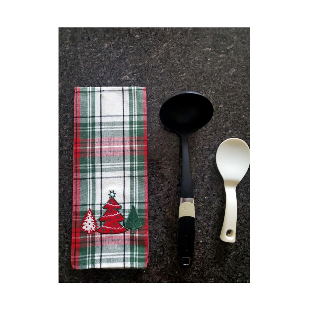Christmas Woven Kitchen Tea Towels – Set of 4