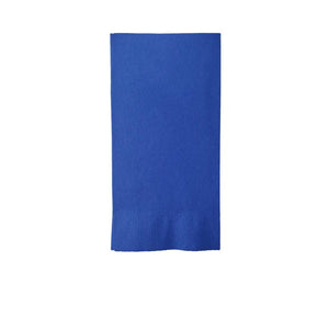Royal Blue Plain Solid Color Paper Disposable Dinner Guest Hand Towels Napkins