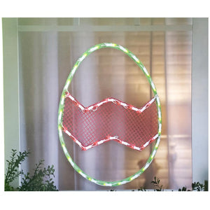 Easter Egg Silhouette Lighted Instant Décor Window Decoration – 1 Piece