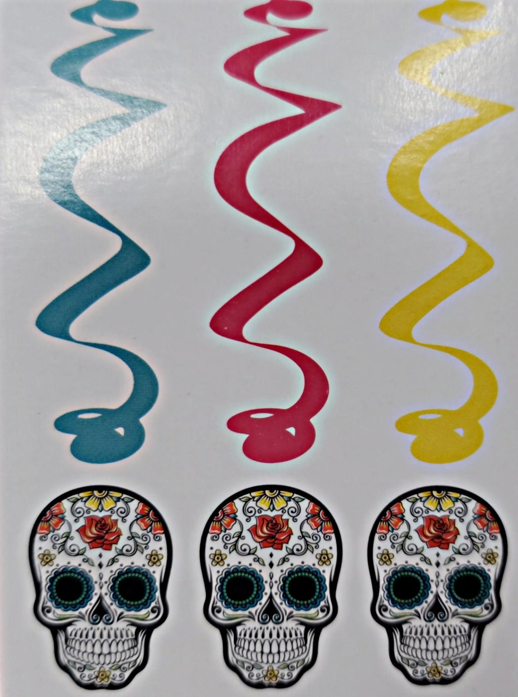 Day of The Dead Halloween Hanging Swirls Decoration