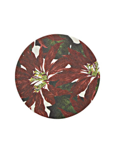 Poinsettia Paper Coasters Boxed Set of 12